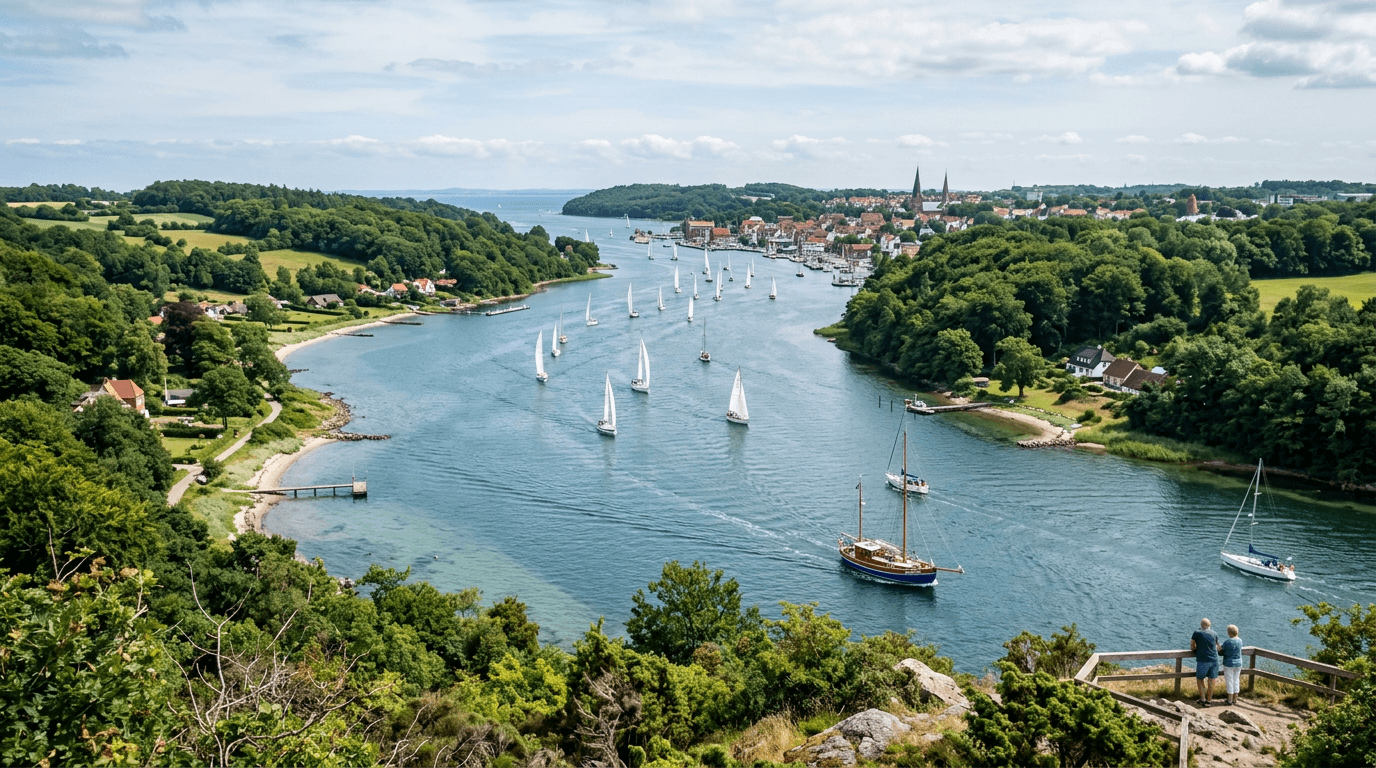Flensburger Förde an der Ostsee