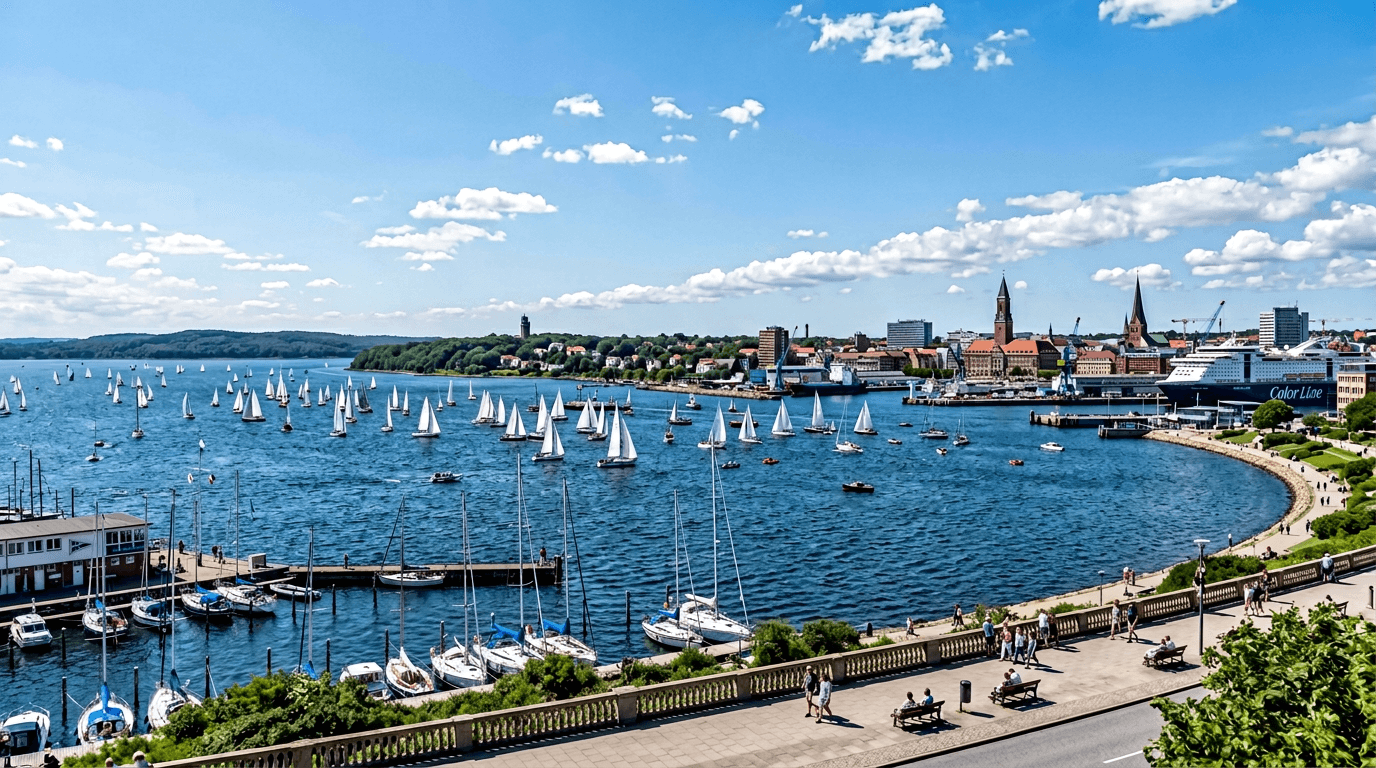 Kieler Bucht an der Ostsee