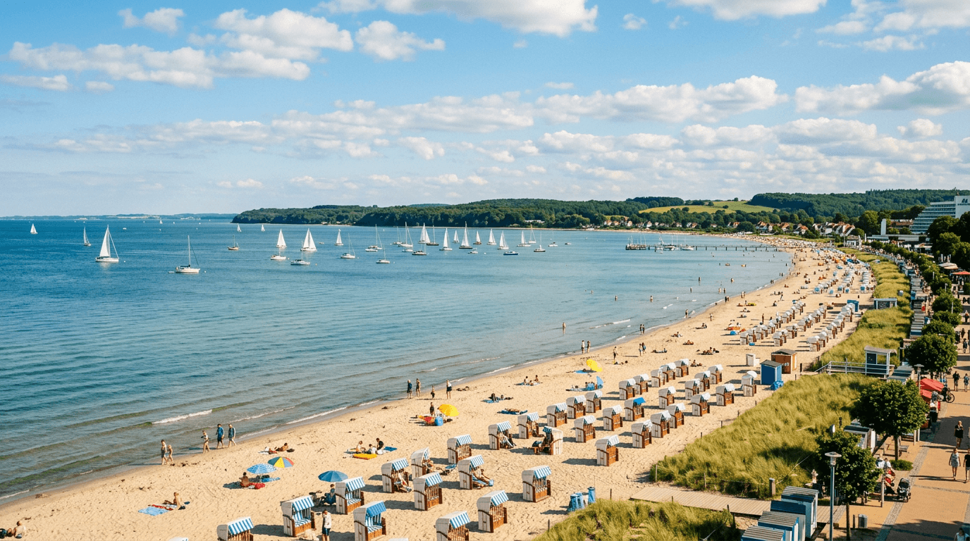 Lübecker Bucht an der Ostsee