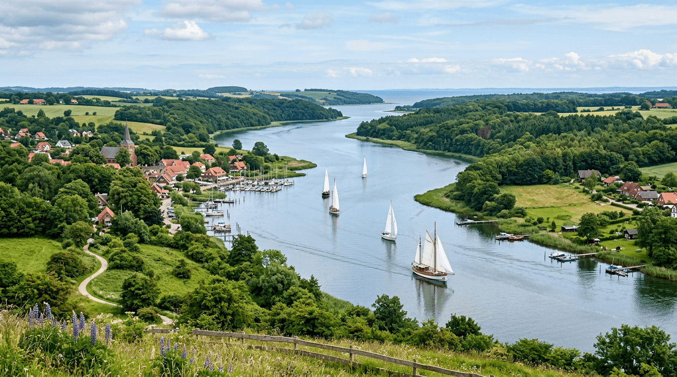Schlei-Region an der Ostsee